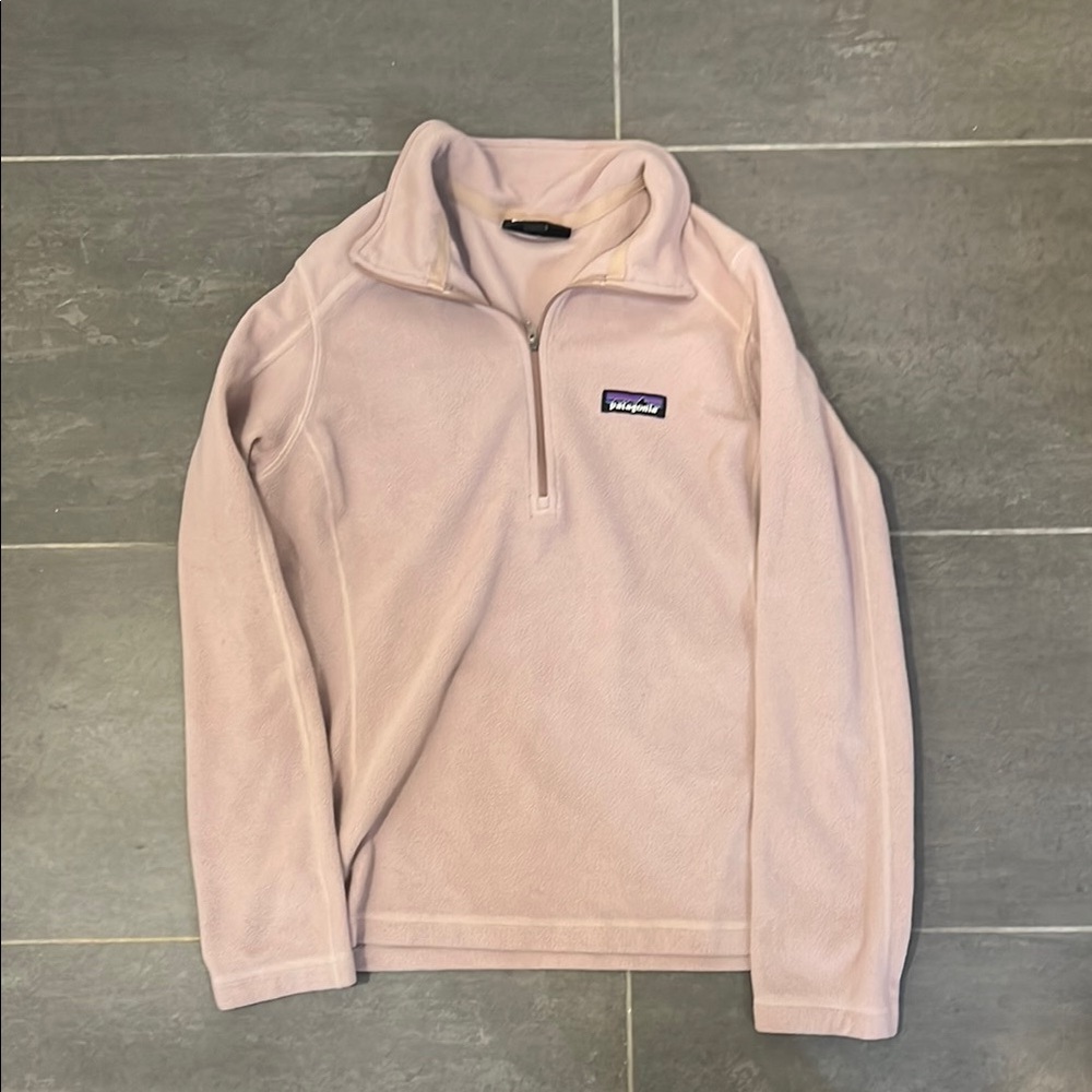 Patagonia Light Pink Fleece Pullover
